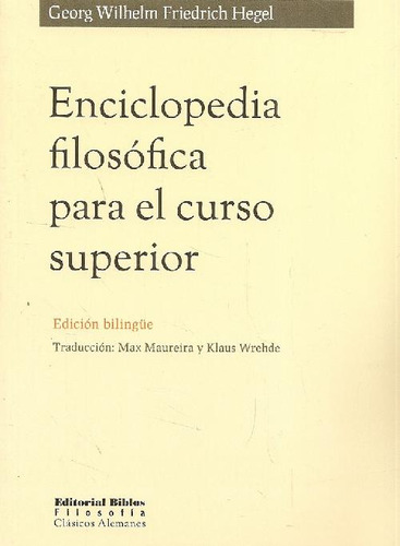 Libro Enciclopedia Filosófica Para El Curso Superior De Geor