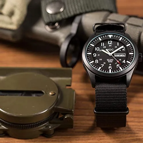 Reloj De Pulsera Hombre Mdc, Relojes Militares De Campo...