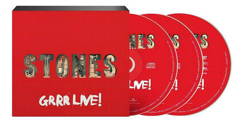 Cd Rolling Stones Grrr en vivo! [2 CD/DVD] Importado sellado