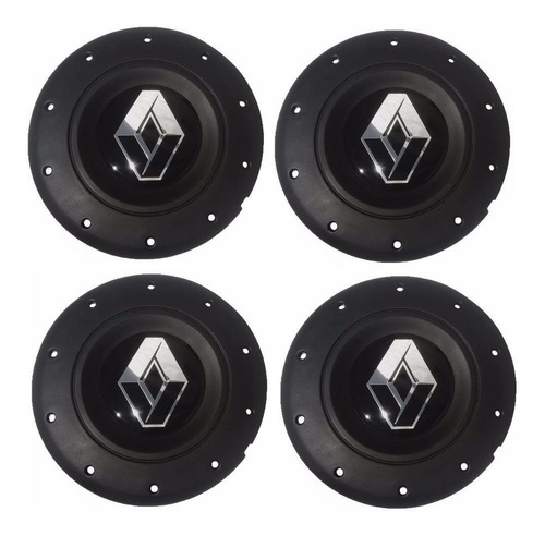 Imagem 7 de 7 de Jg 4 Calotas Tampa Roda Ferro Renault Aro 14 15 Amarok 4x100