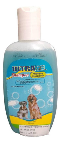 Shampoo Antipulgas Y Garrapaticida P/perros Ultragel 230ml 