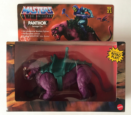 Panthor Savage Battle Cat Motu Origins Retro He-man Masters (Usado)