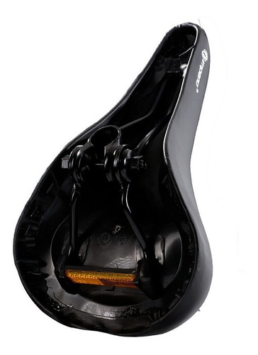 Imagen 6 de 8 de Asiento Para Bicicleta Mtb Con Reflejante Negro