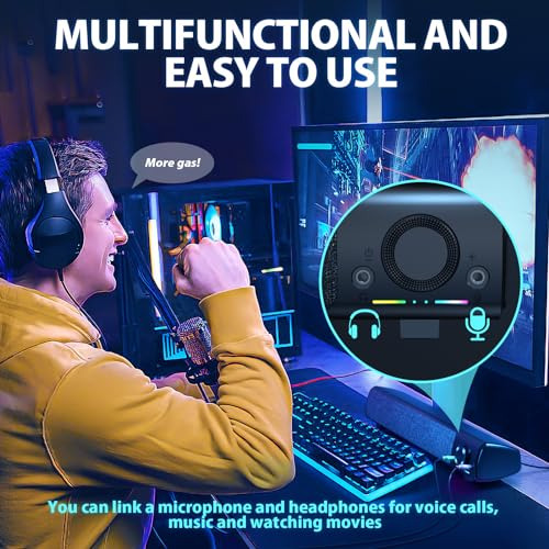 Altavoces De Computadora, Barra De Sonido Usb Alimentada Con