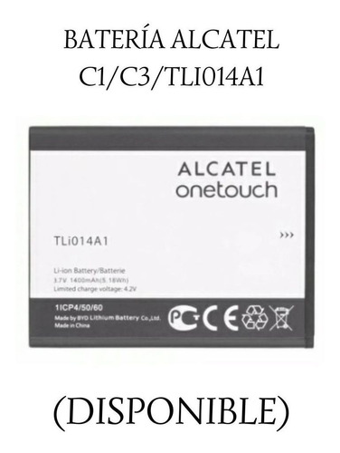 Baterías C1/c3/tli014a1. (nuevo).