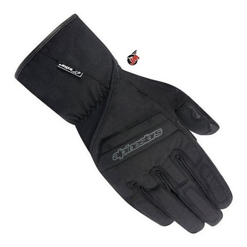 Jm Guantes Moto Alpinestars Sr-3 Drystar Negro Impermeable