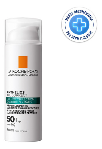 Protector Solar Facial Anthelios Oil Correct Fps 50+ 50 Ml