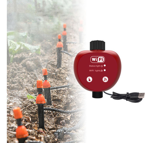 Manguera De Jardín Automática Temporizador De Agua Rojo