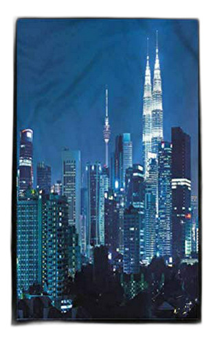 Vinilo Adhesivo Kl Skyline - 3d Estático 35.4  X 78.7 