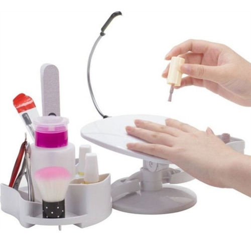 Imagem 1 de 4 de Kit Unhas Em Casa Estudio Manicure Completo Com Iluminacao