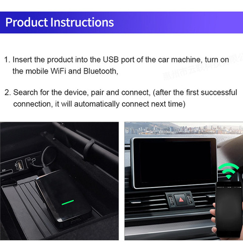 Conexión Inalámbrica Carplay Plug And Play Fácil
