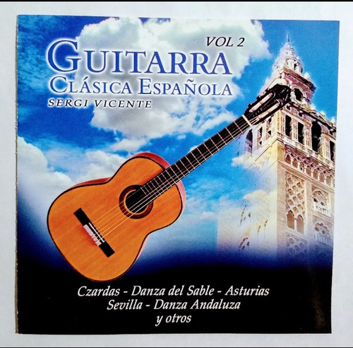 Música Clásica Española En Guitarra Cd Nuevo Sergi Vicente