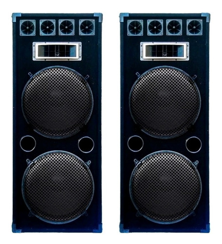 Imagen 2 de 4 de Combo Karaoke Potenciada Usb Bluetooth+2 Bafles Columna 15