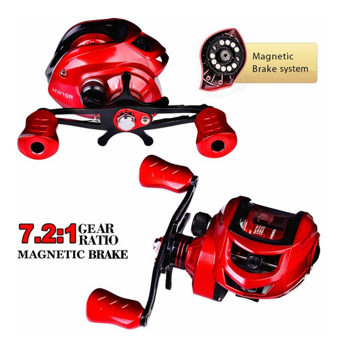 Imagen 3 de 7 de Accesorio Para Pesca Con Cebo, Carrete De 10 Kg, Rodamiento