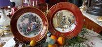 Comprar Antiguos Platos Decorativos Porcelana Tsuji 2 Unid N596