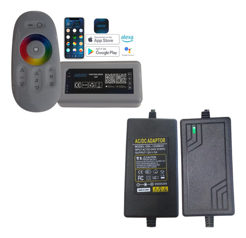 Kit Controladora Touch Wifi Nexus Fonte 12v Veico Piscinas