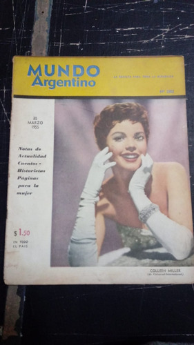 Mundo Argentino Marzo 1955 Colleen Miller Revista