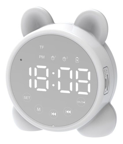 Reloj Despertador Para Niños, Bocina Bluetooth
