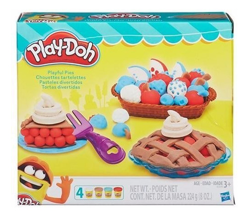 Massinha Play Doh Conjunto Tortas Divertidas - Hasbro B3398 Cor Colorido