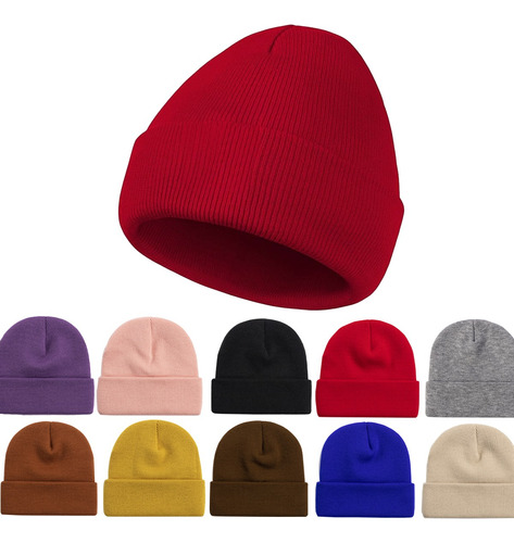 Gorra Varios Coloresbeanie Hipster Gorro Invierno Sin Genero