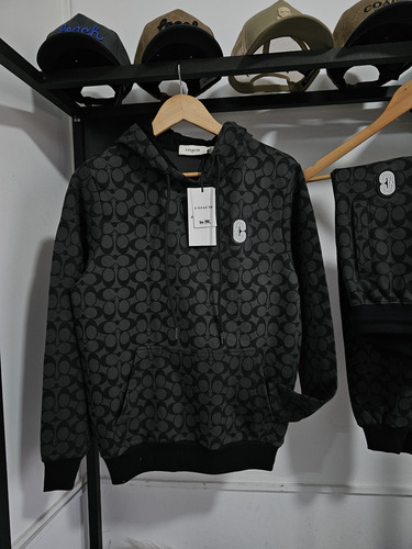 Conjunto Invierno Hombre Capucha Sudadera Y Pantalón Mlxl