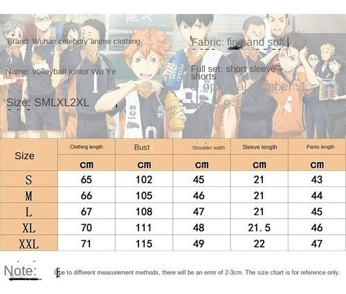 Haikyuu Karasuno Uniforme Voleibol Hinata Shoyo Cosplay