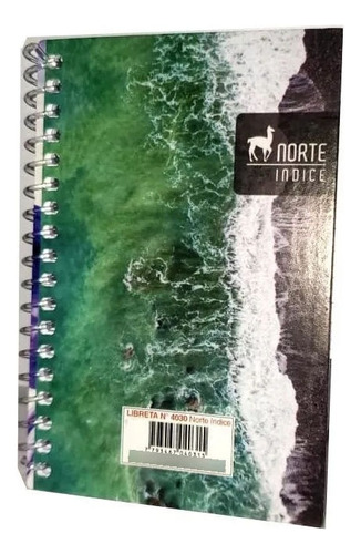 Libreta Indice Norte 40 Hojas 12x9cm Varios Diseños