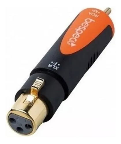 Bespeco Xlr Hembra A Rca Macho Slad335 Adaptador Ficha 