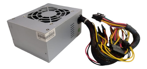 2 Fuentes De Poder Slim 450 Watts Marca Kmex Plateado (Usado)