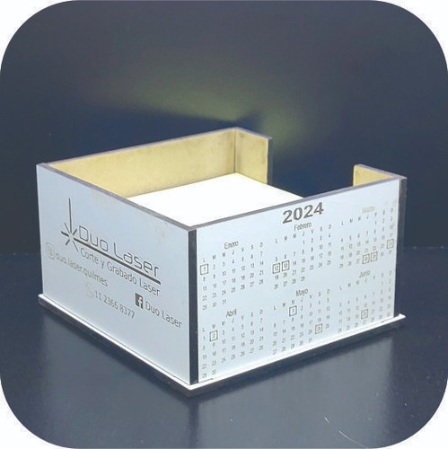 Porta Taco Calendario Personalizado Con Logo Pack X 10