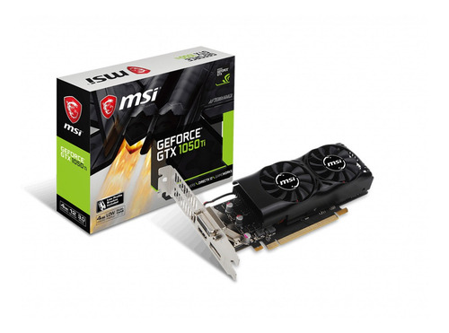 Imagen 1 de 4 de Placa De Video Msi Gtx1050 Ti 4gb Ddr5 Displayport Dvi-d Hdm