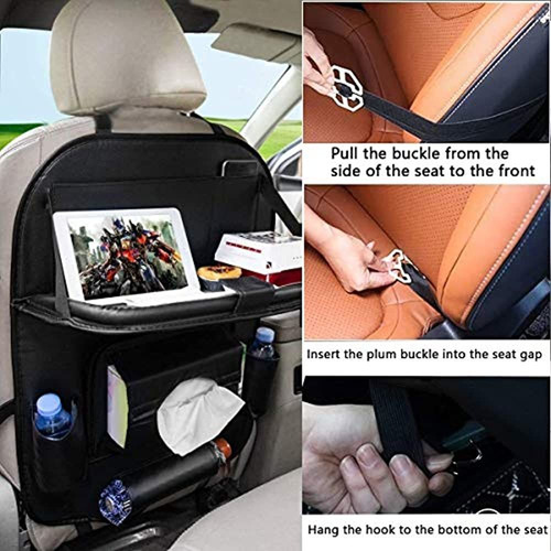 Imagen 5 de 5 de Organizador Para El Asiento Trasero Del Automovil, Organiza