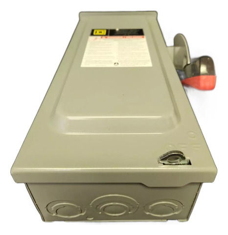 Interruptor De Seguridad 3 Polos 30 Amp Square D H221nrb