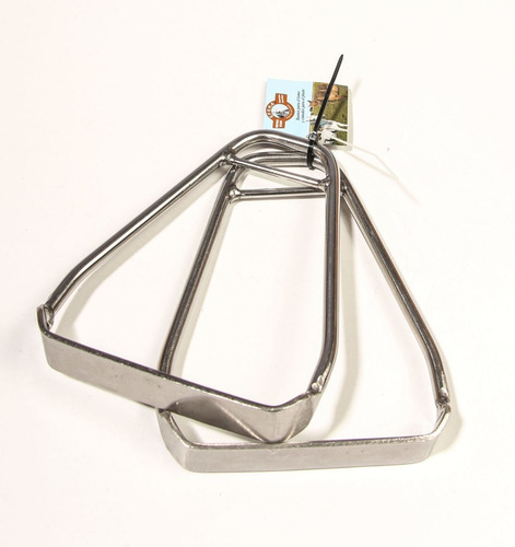 Imagen 2 de 2 de Estribo Acero Inoxidable Campana - Tienda Ecuestre
