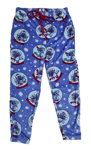 Pijama Pantalon Stitch Navidad Mujer Talla S Disney