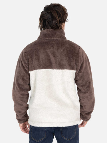 Poleron Chiporro León Beige Hombre Maui And Sons