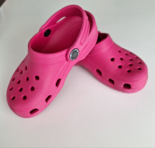 Crocs Classic Originales - Kids Talle C9 Pink / Fucsia (Usado)