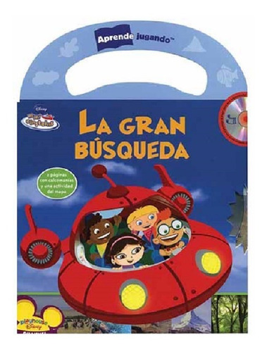 Imagen 1 de 1 de Libro Aprende Jugando Mini Einsteins La Gran Busqueda Disney