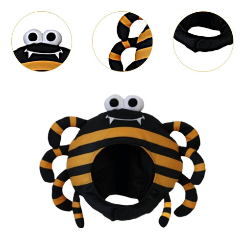 Sombrero De Araña De Halloween, Suave Novedoso Para