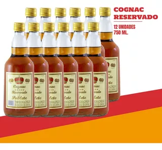 Licor Poblete Cognac Reservado Por 12 Unidades De 750ml.