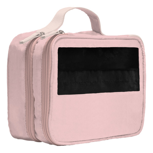 Necessaire Gocase Makeup Double Basic Cor Rosa