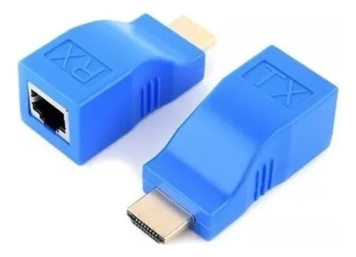 comprar Kit\u002F 4 Extensor Conversor Hdmi Via 1 Cabo Rede Rj45 4k 30m