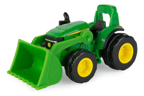 Tractor John Deere Mighty Movers Con Cargador 3 Pulgadas John Deere Verde