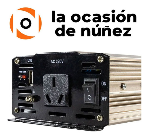 Imagen 6 de 9 de Inversor Conversor De Corriente Probattery 12v A 220v 1000w