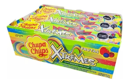 Air Heads Xtremes Frutales 18pz Chupa Chups