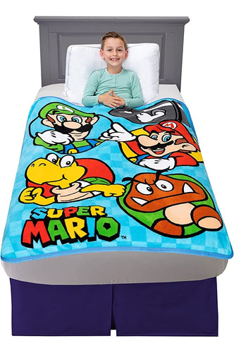 Cobijas Personalizadas De Mario Bross