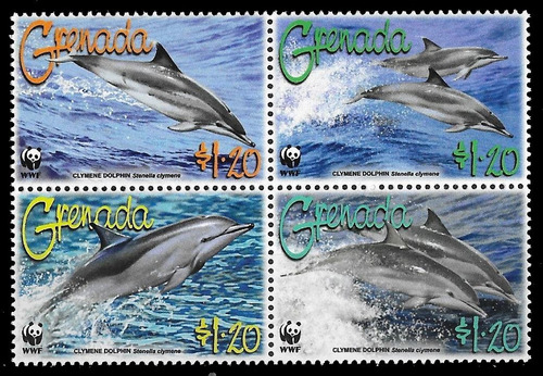Fauna - Wwf - Delfines - Granada - Serie Mint