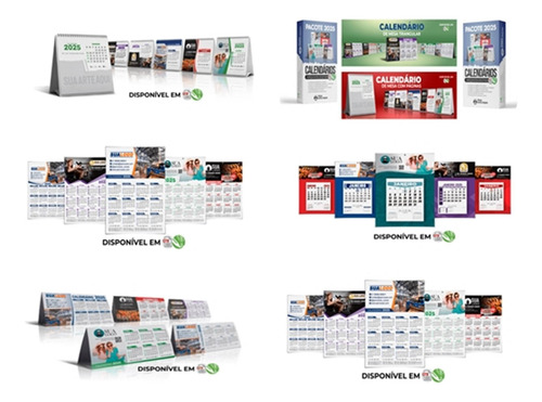 Mega Pacote Calendários 2025 Completo Em Corel #2028