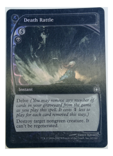 Carta Magic Death Rattle (foil) [future Sight] Mtg Instant