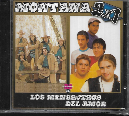 Los Mensajeros Del Amor + Montana Album 2x1 Magenta Cd Nuevo